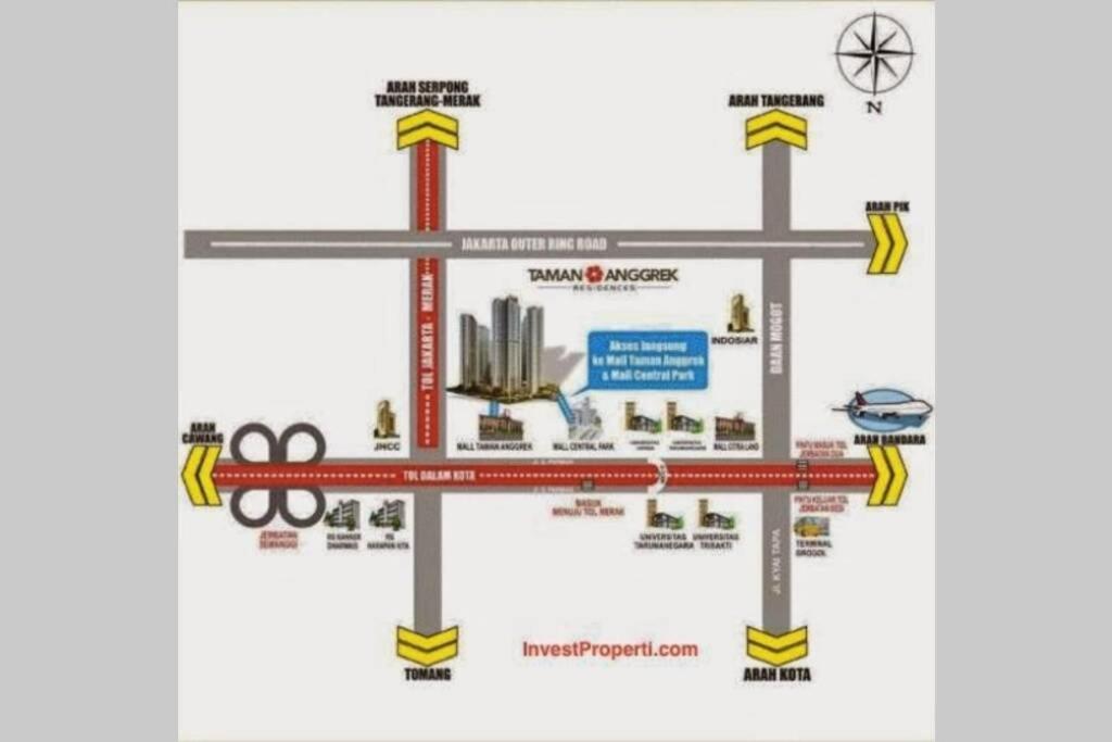 Homy 2 Bedroom Apartment Near Shopping Malls Jakarta Bagian luar foto
